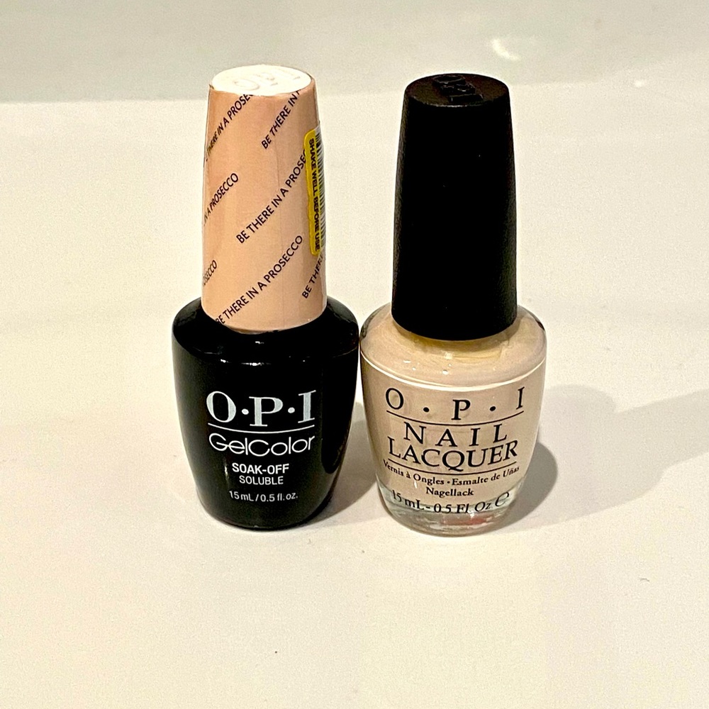 OPI gel set- Be There in a Prosecco